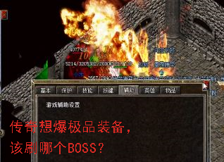 �����뱬��Ʒװ������ˢ�ĸ�BOSS��