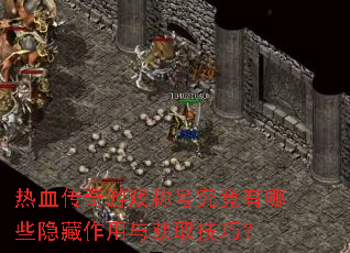 ��Ѫ������Ϸ�ƺž�������Щ�����������ȡ���ɣ�